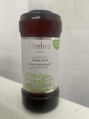 Citrus Sage aromatic foam bath