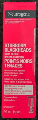 Sérum quotidien points noirs tenaces