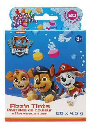 Fizz'n Tints, Blue/Fuchsia/Yellow
