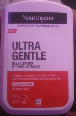 Neutrogena ultra gentle daily cleanser with pro vitamin B5