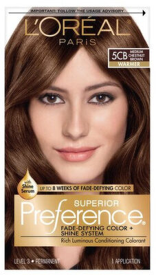 Paris Superior Preference 5CB Medium Chestnut Brown Warmer Haircolor