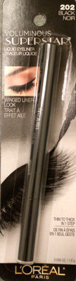 VOLUMINOUS SUPERSTAR™ liquid eyeliner 202 Black