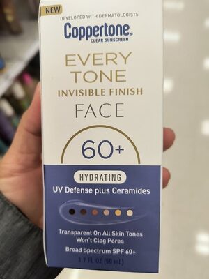 Every Tone invisible finish 60+