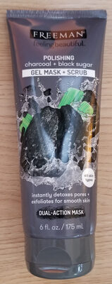 Polishing Charcoal + Black Sugar Gel Mask + Scrub