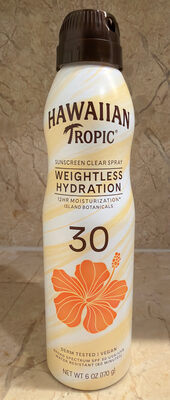 Weightless Hydration Clear SPF 30 Spray Sunscreen