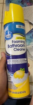 Foaming bathroom cleaner