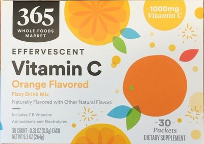 Effervescent Vitamin C Fizzy Drink Mix