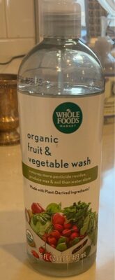 Organic fruit & vegetable wash