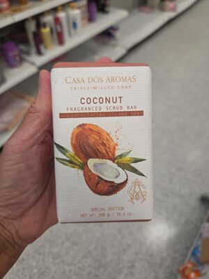 Coconut Fragranced Scrub Bar