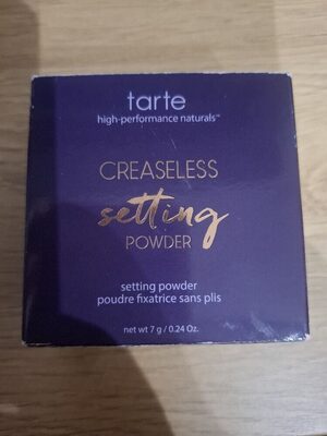 Creaseless setting powder