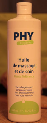 Huile de massage et de soin