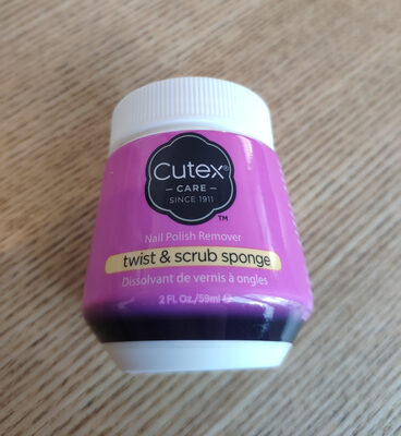 Nail Polish Remover Twist & Scrub Sponge