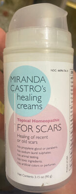 Topical homeopathic for scars