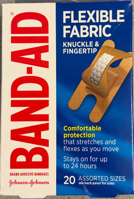 Flexible Fabric Knuckle & Fingertip Adhesive Bandages