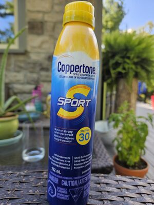 Coppertone sport spray Sunscreen spf 30