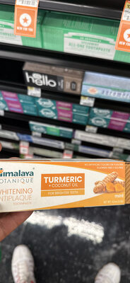Turmeric + Coconut Oil Whitening Antiplaque Toothpaste