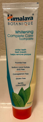 Whitening Complete Care Toothpaste