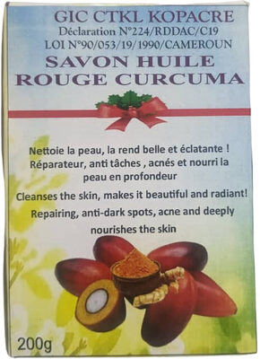 Savon Huile Rouge Curcuma