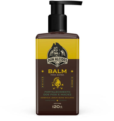 Balm Hidratante Para Barba Don Alcides Lemon Bone 120g