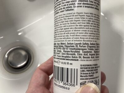 Crème de douche nourrissante