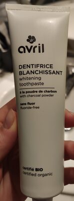 Avril dentifrice blanchissant
