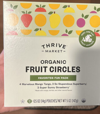 ORGANIC FRUIT CIRCLES