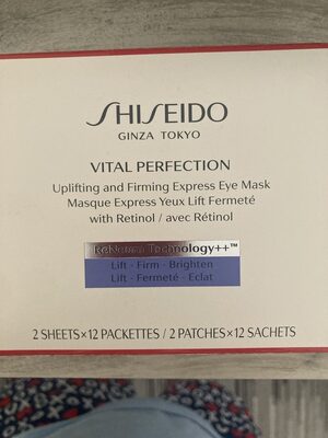 Shiseido Vital Protection Uplifting And Firming Eye Mask 86.4 g