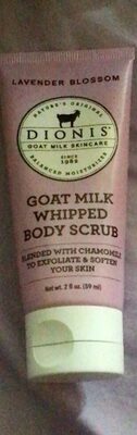 Goat milk whipped body scrub
