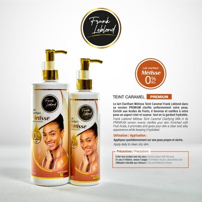Lait clarifiant visage et corps metisse premium