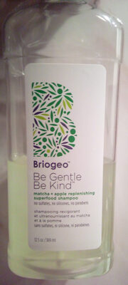 Shampooing revigorant et ultra nourrissant au matcha et à la pomme