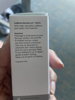 Caffeine Solution 5% + EGCG