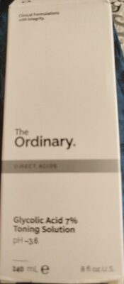The Ordinary Glycolic Acid 7% Toning Solution (Solução tonificante de ácido glicólico 7%)