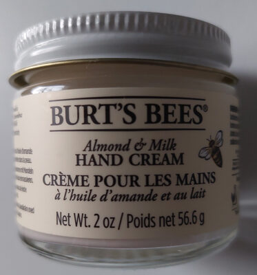 Crème pour les mains à l'huile d'amande et au lait