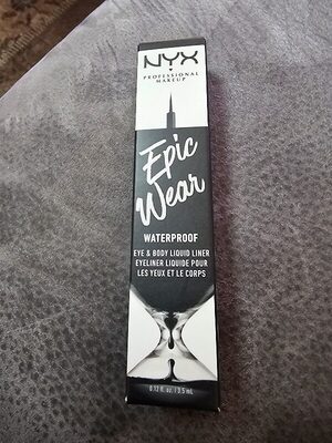 NYX Professional Makeup Epic Wear 01 Black Waterproof Liquid Eyeliner