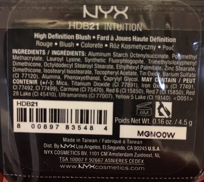 High definition blush - Intuition