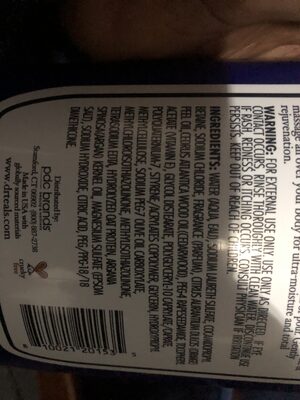 Body wash with pure epsom salt