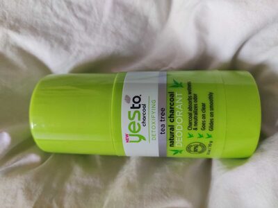 Yes to charcoal detoxifying tea tree natural charcoal deodorant