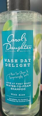 Wash Day Delight w/ aloe, water to foam shampoo