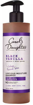 Black Vanilla Moisture & Shine Sulfate Free Shampoo for Dry Hair