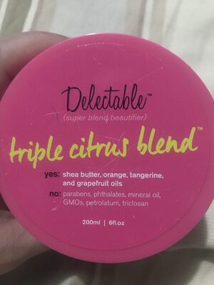 Body Butter Cream Triple Citrus Blend
