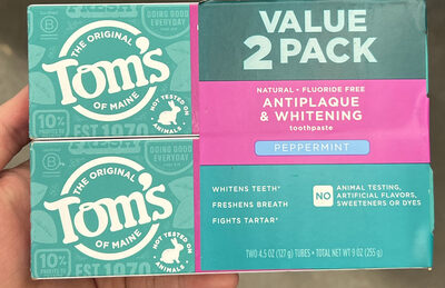 Antiplaque & Whitening Toothpaste