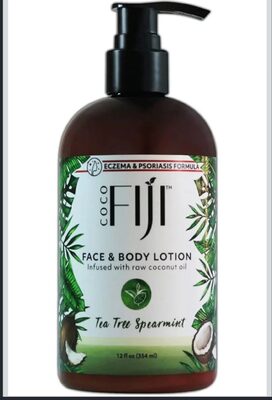 Coco Fiji tea tree spearmint psoriasis lotion