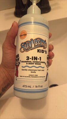 Kid's 3-IN-1 Shampoo, Conditioner & Body Wash