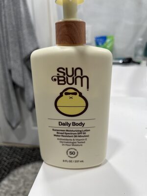 sun bum daily body lotion