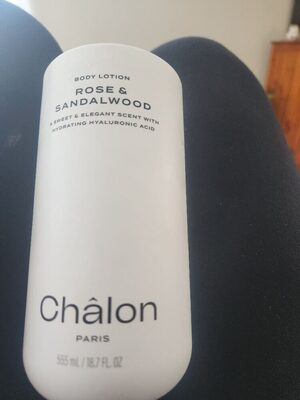 Rose and sandalwood body lotion