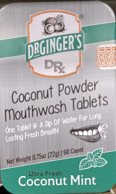Coconut Powder Mouthwash Tablets