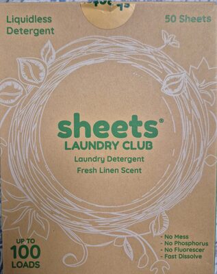 Laundry Detergent Fresh Linen Scent