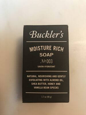 Buckler's moisture rich soap