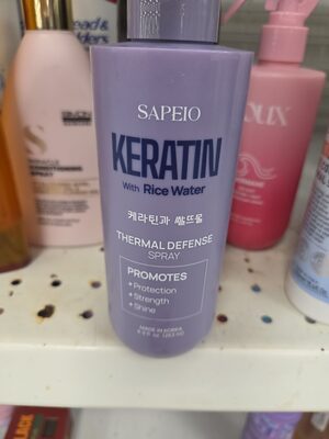 Keratin With Rice Water Thermal Defense Spray