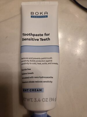 Sensitive toothpaste